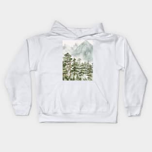 Pinery and Mountain Part 1 Kids Hoodie